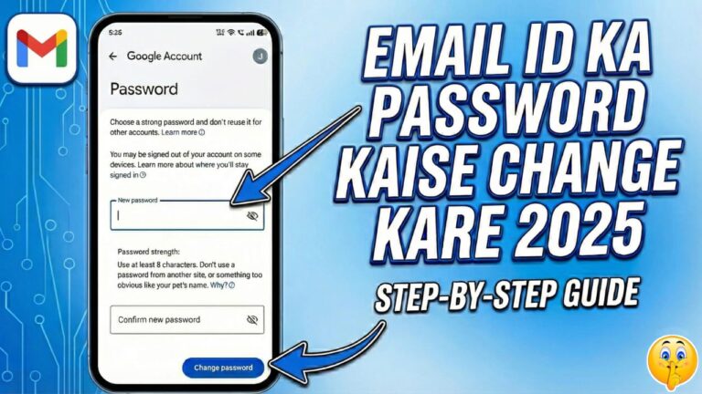 Email ID Ka Password Kaise Change Kare 2025