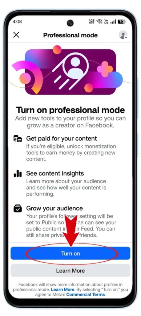 Facebook Par Professional Mode On Kaise Kare 2026